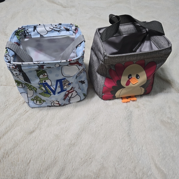 Set of 2 Thirty-One, Littles Carry-All Caddy, Snowdaze and Turkey Tom Caddies - Picture 13 of 13